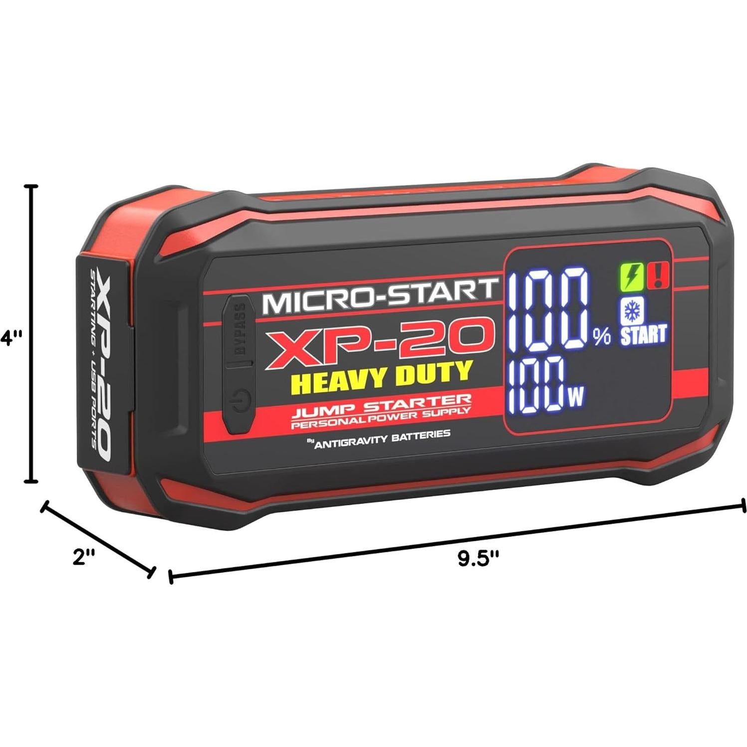 Antigravity Micro-Start XP-20-HD Heavy Duty Lithium Jump-Starter Portable Power Supply
