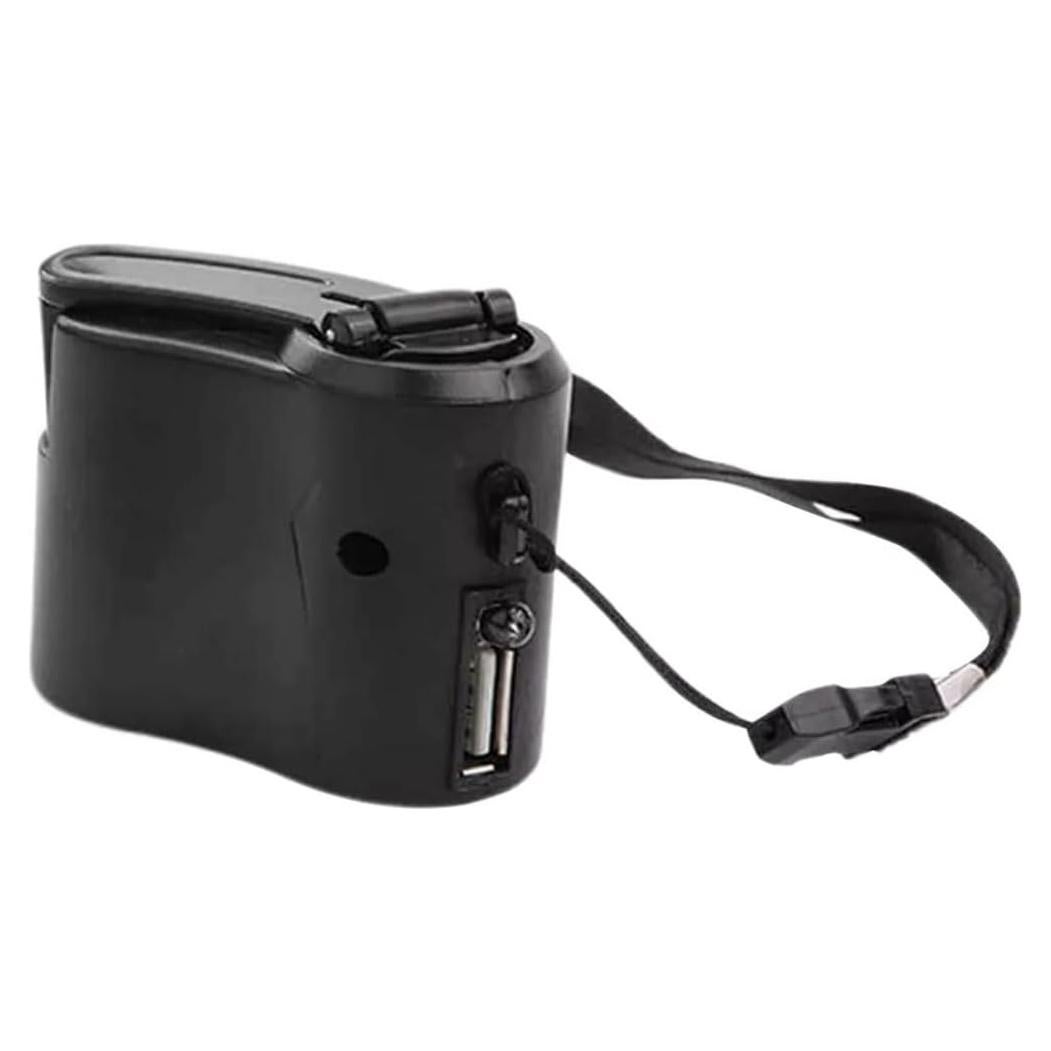 Hand Crank Emergency USB Portable Outdoor Manual Power Supply Accessories Black, Hand Crank Generator