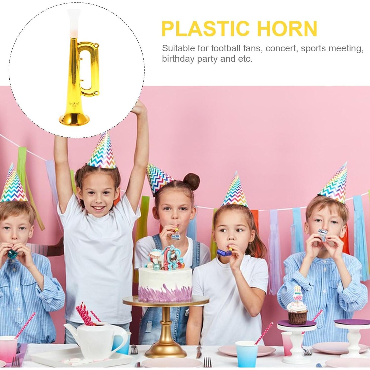 Trompeta Infantil Toyvian Juguete Musical 17.78 cm Dorada