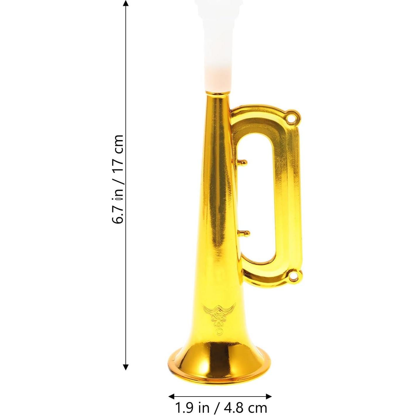 Trompeta Infantil Toyvian Juguete Musical 17.78 cm Dorada