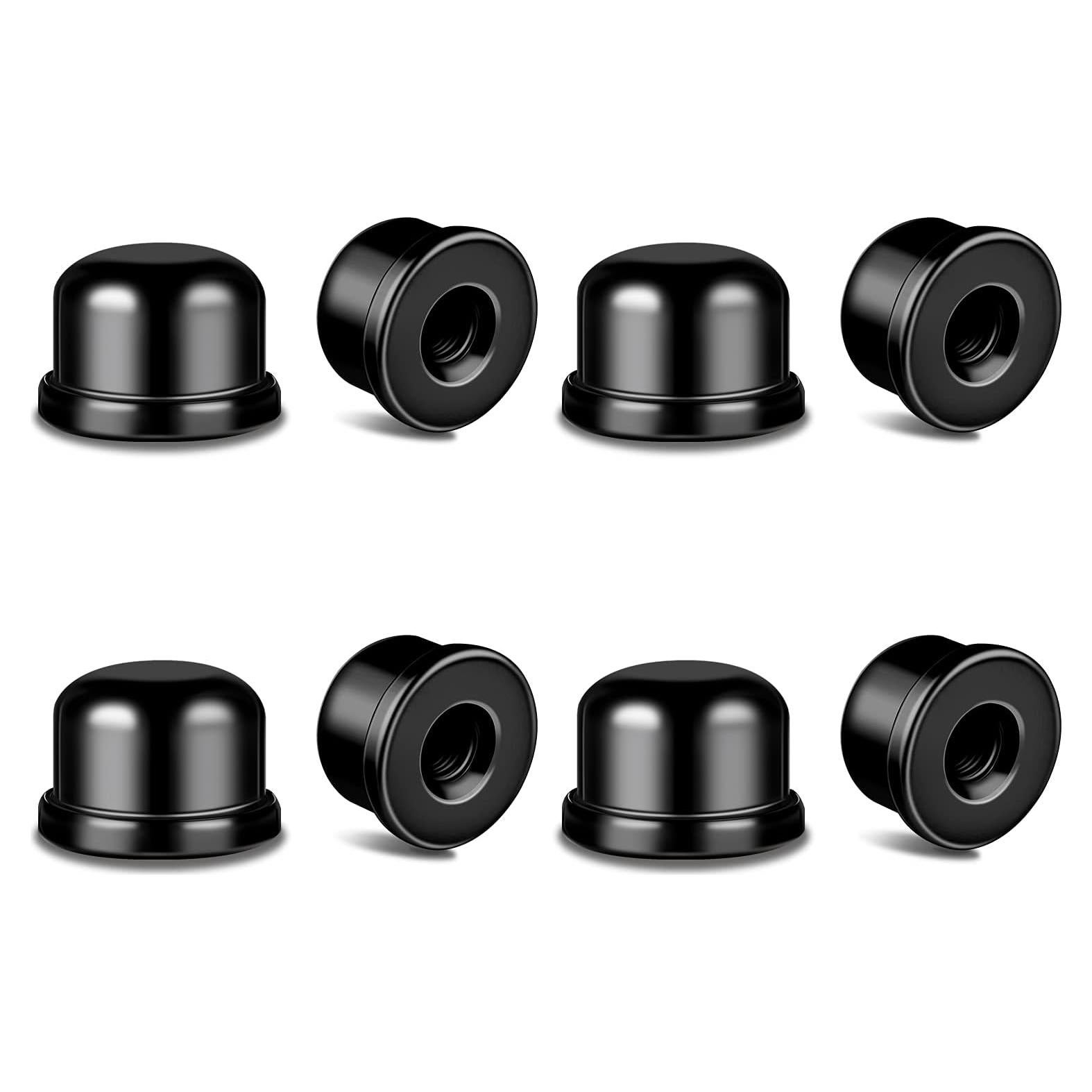 Finiales de Lámpara Honoson 8 Pcs 1.27 cm Negro