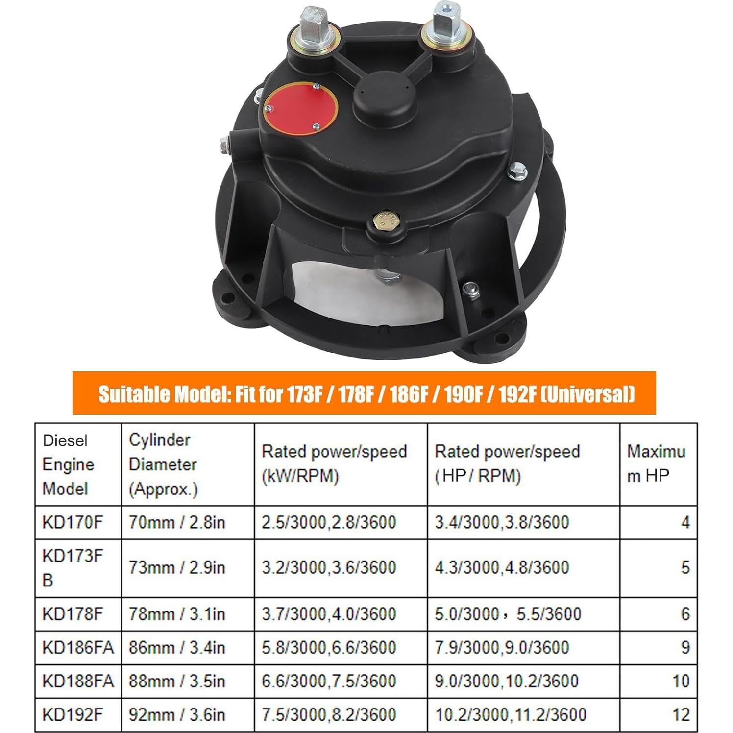 Arrancador de Manivela QCML-18 para Motores Refrigerados 173F-192F