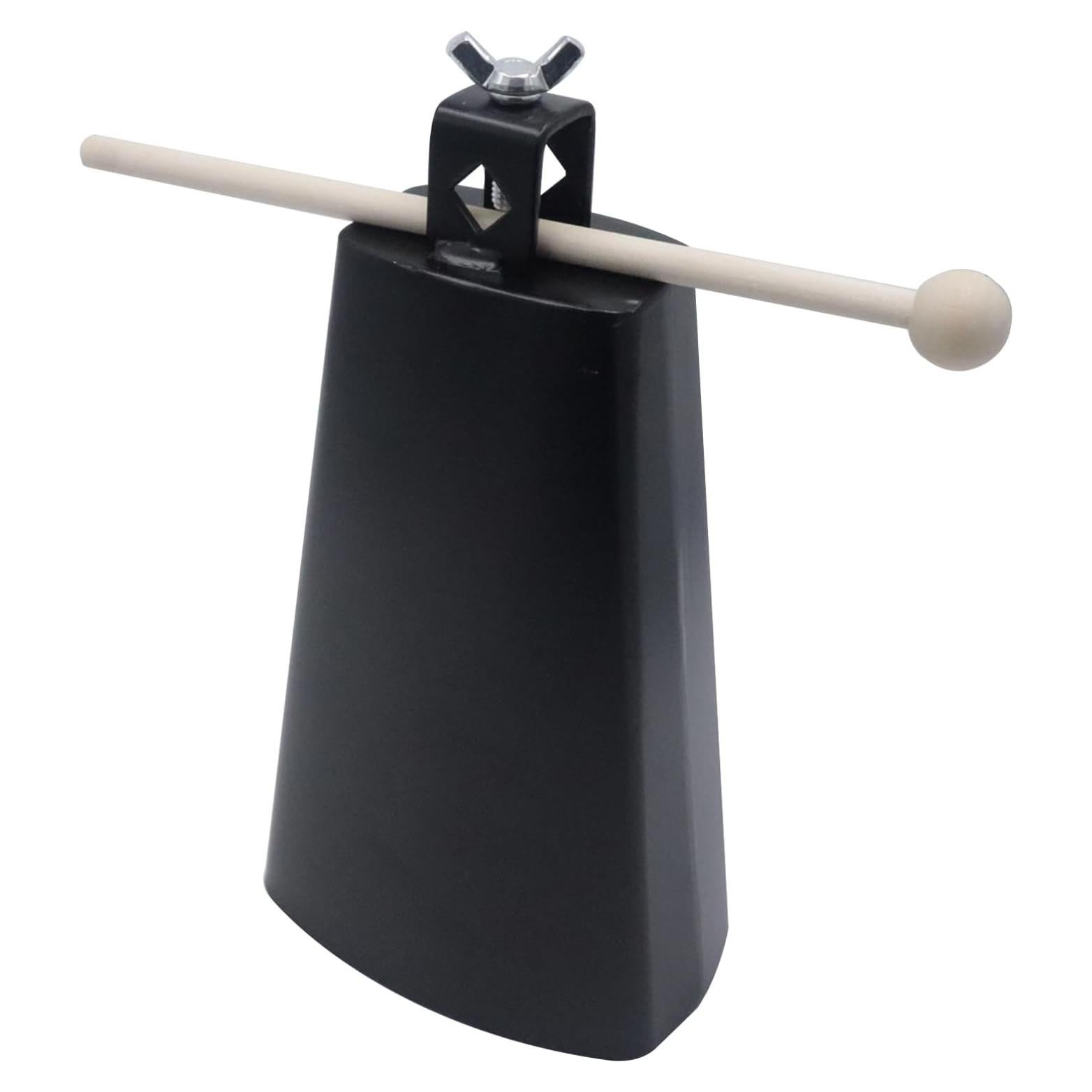 Campana de Acero CashBeat 20 cm con Palillo y Soporte