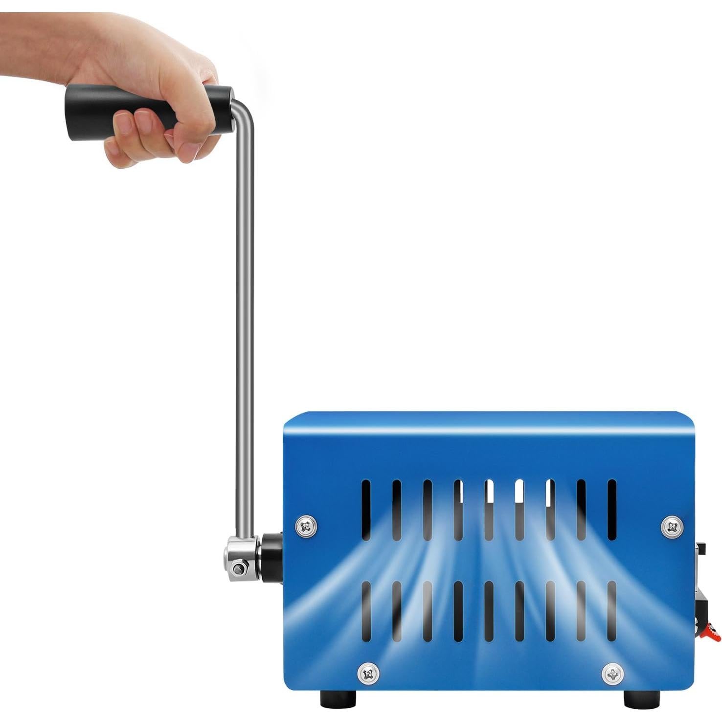 20W 28V Portable Generator Hand Crank Charger USB Generator Inverter Mini Outdoor Multifunction Manual Crank for Home Backup Outdoor Emergency RV Van Hunting