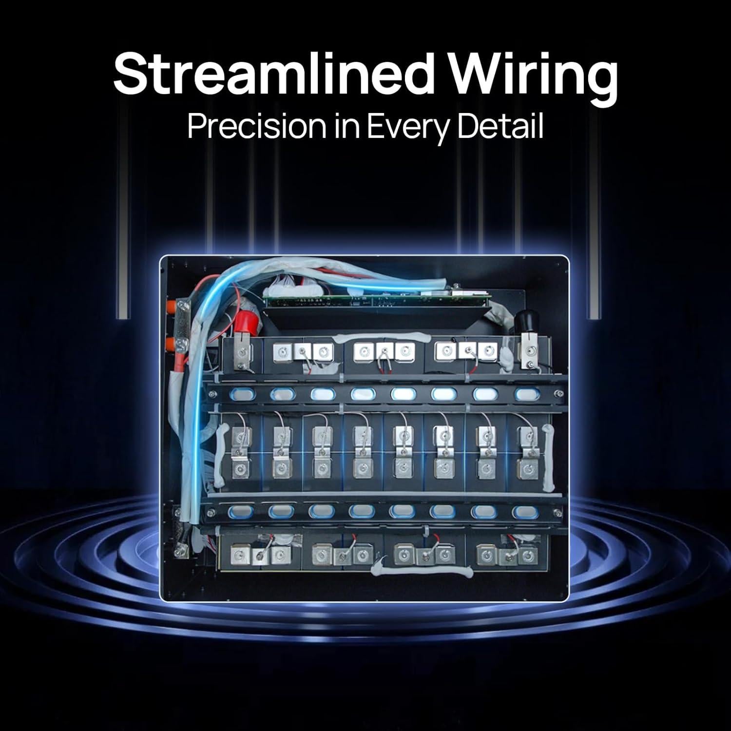 ECO-WORTHY 48V 600Ah Server Rack Battery LiFePO4 w/Bluetooth | 6 Pack 30.72kWh Solar Battery Kit for Home Backup | UL1973 & UL9540A & CEC Listed (Get Free Rack with 600A Busbar)