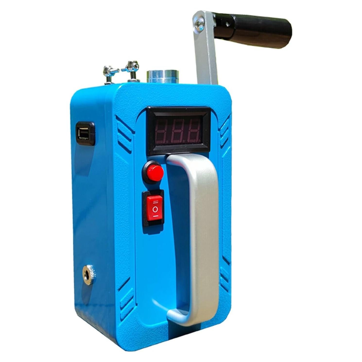 5V 5W Portable Outdoor Handheld Generator USB Rechargeable Outdoor Emergency Camping Gear Hand Crank 2 Minute Ignition for Lighting and Ignition