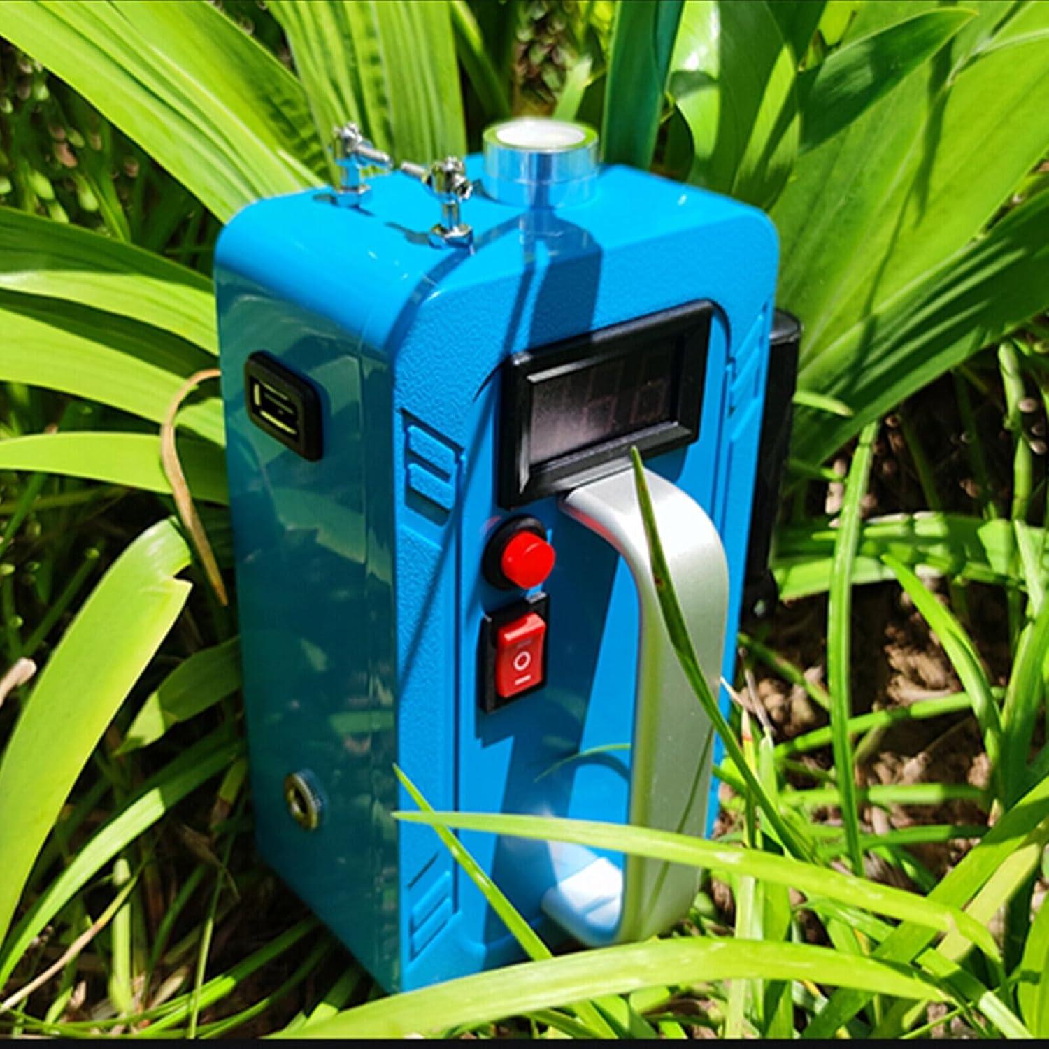 5V 5W Portable Outdoor Handheld Generator USB Rechargeable Outdoor Emergency Camping Gear Hand Crank 2 Minute Ignition for Lighting and Ignition