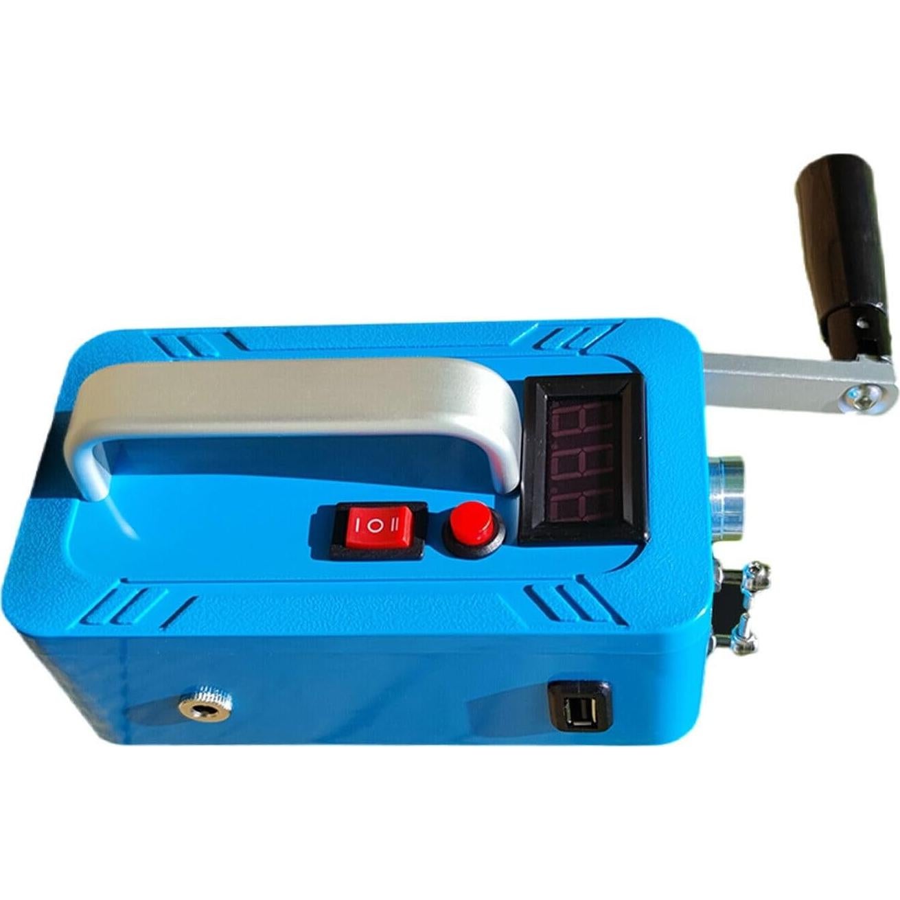 5V 5W Portable Outdoor Handheld Generator USB Rechargeable Outdoor Emergency Camping Gear Hand Crank 2 Minute Ignition for Lighting and Ignition