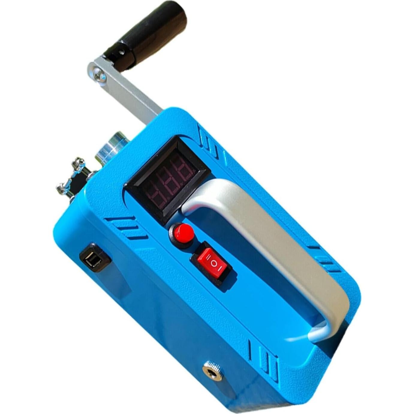 5V 5W Portable Outdoor Handheld Generator USB Rechargeable Outdoor Emergency Camping Gear Hand Crank 2 Minute Ignition for Lighting and Ignition