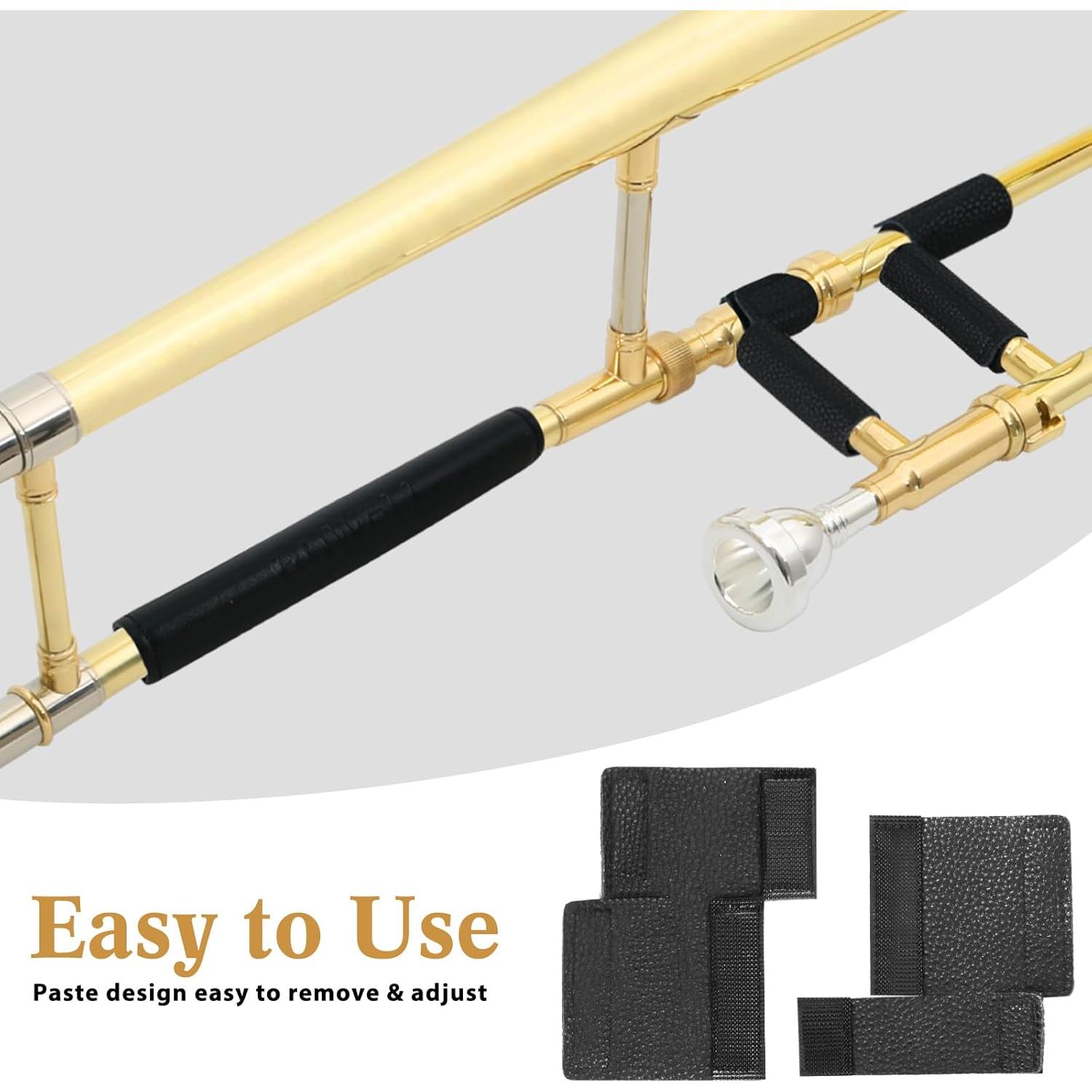 Conjunto Protectores para Trompeta ROWELL Cuero Antideslizante