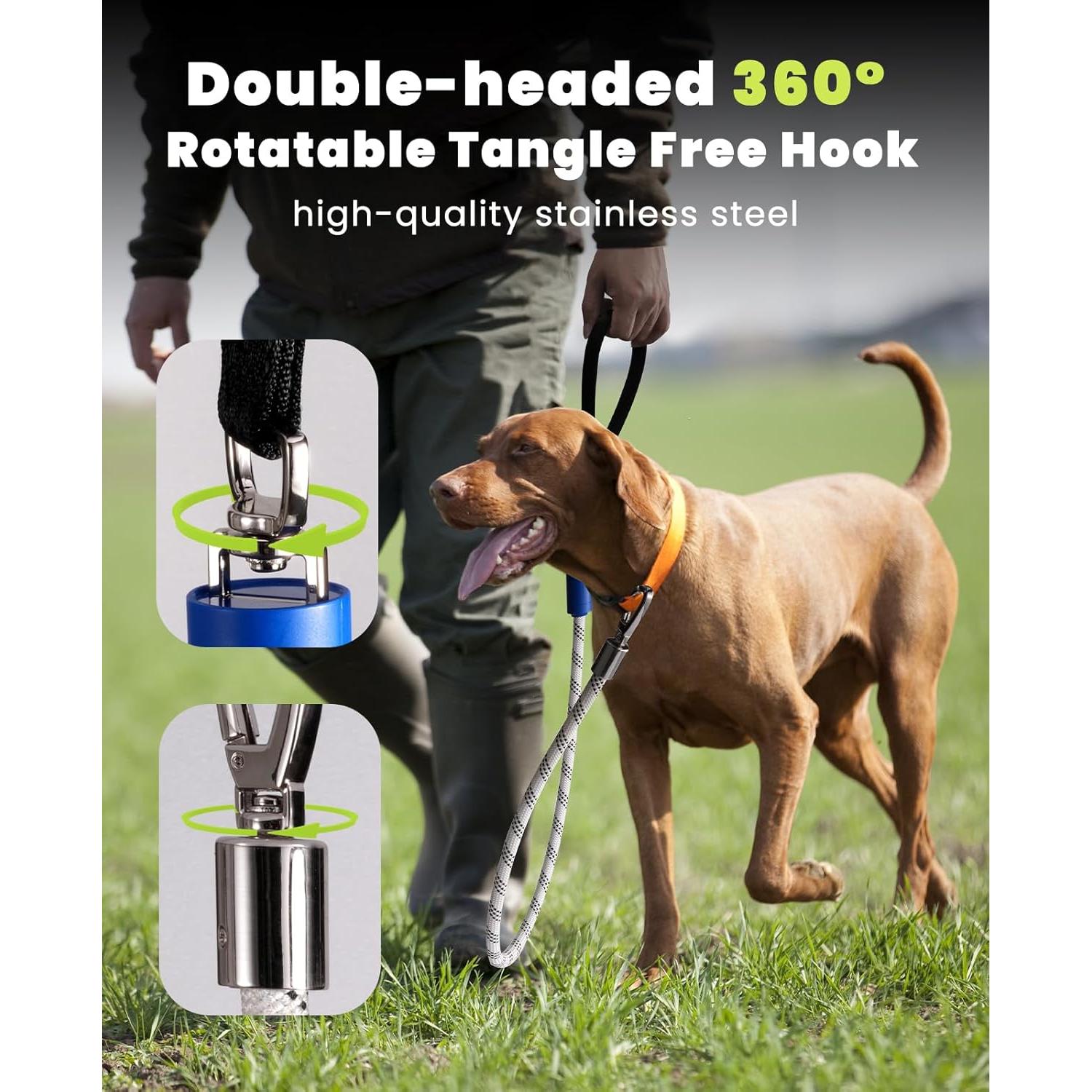 Correa LED para Perros XEUCH 1.22m Recargable 13 Modos