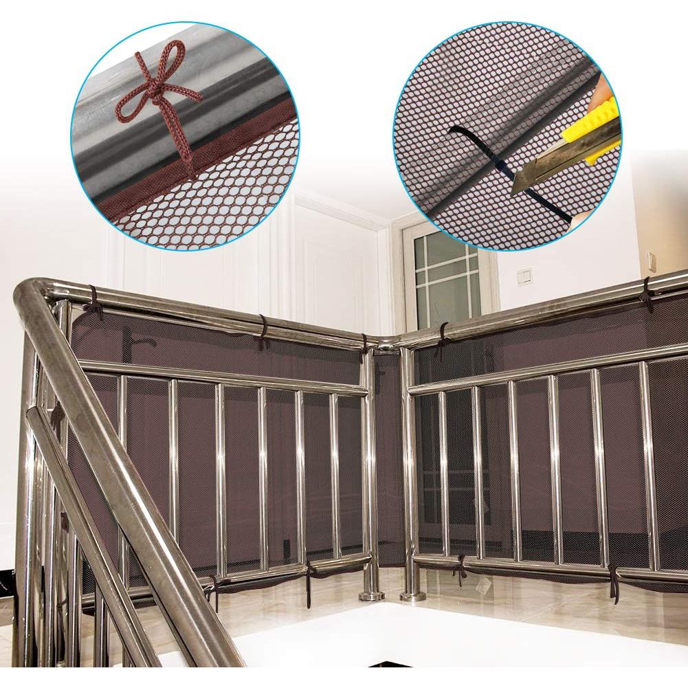 Red de Seguridad Infantil Adsoner 3.05m x 0.76m Malla Resistente