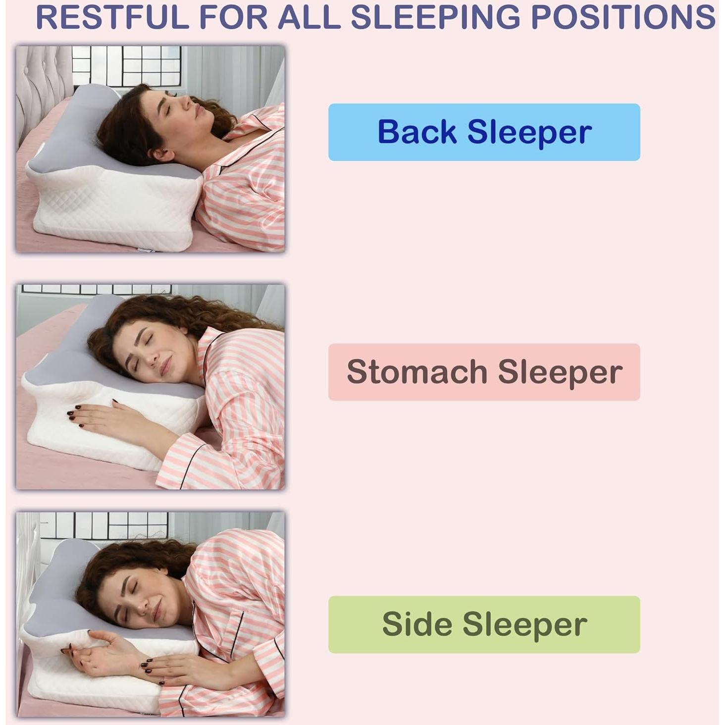 Almohada Cervical Ortopédica AleBay X-Large Espuma Memoria Refrigerante