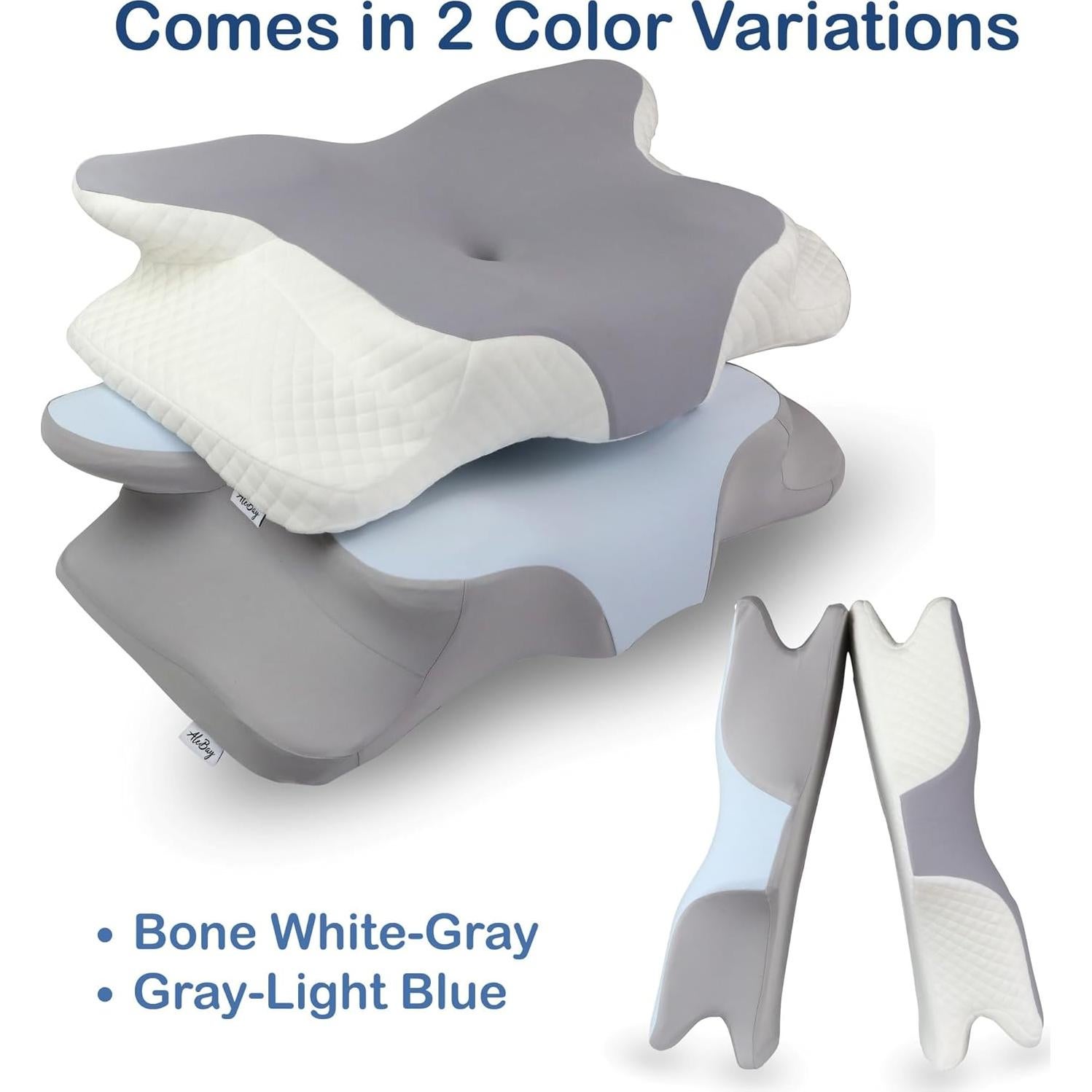 Almohada Cervical Ortopédica AleBay X-Large Espuma Memoria Refrigerante