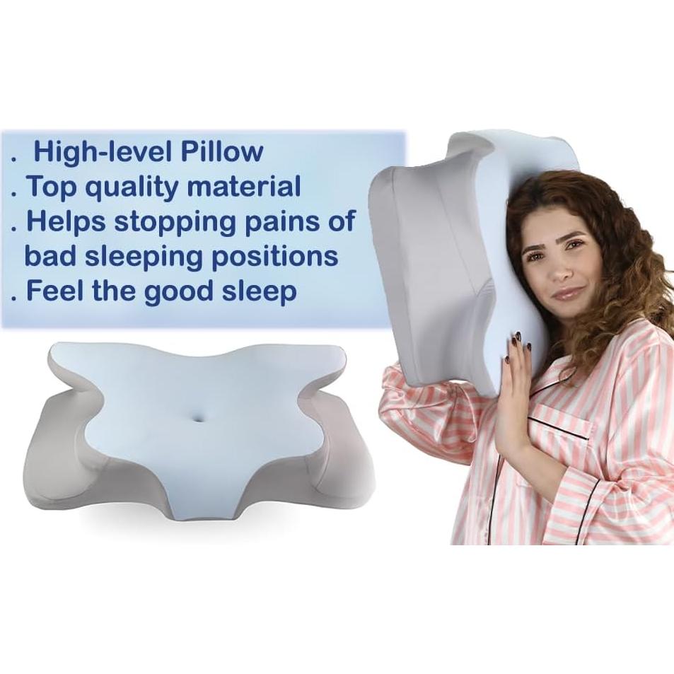 Almohada Cervical Ortopédica AleBay X-Large Espuma Memoria Refrigerante