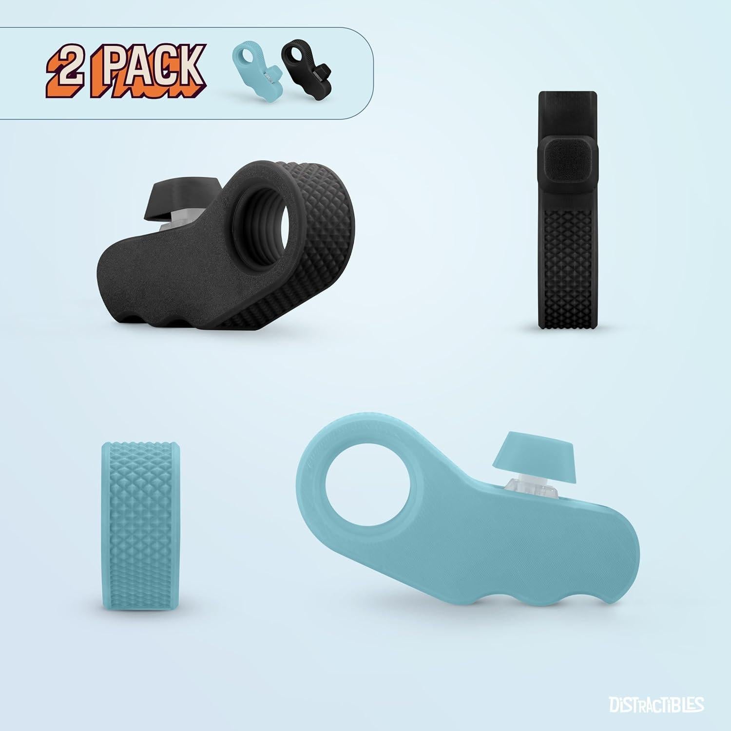 Spinner Sensorial Antiestrés Distractibles, Paquete de 2