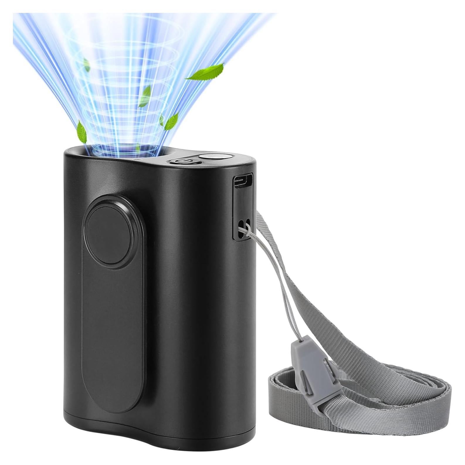 Ventilador Personal Portátil Beeplove Negro 5 Velocidades USB-C