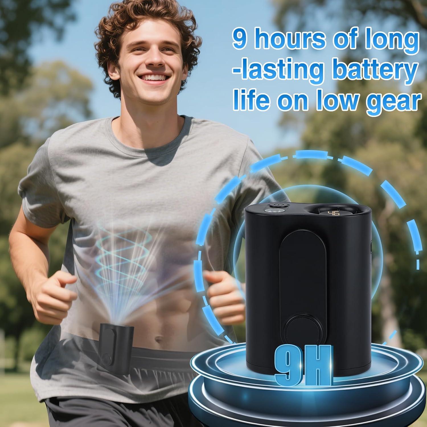 Ventilador Personal Portátil Beeplove Negro 5 Velocidades USB-C