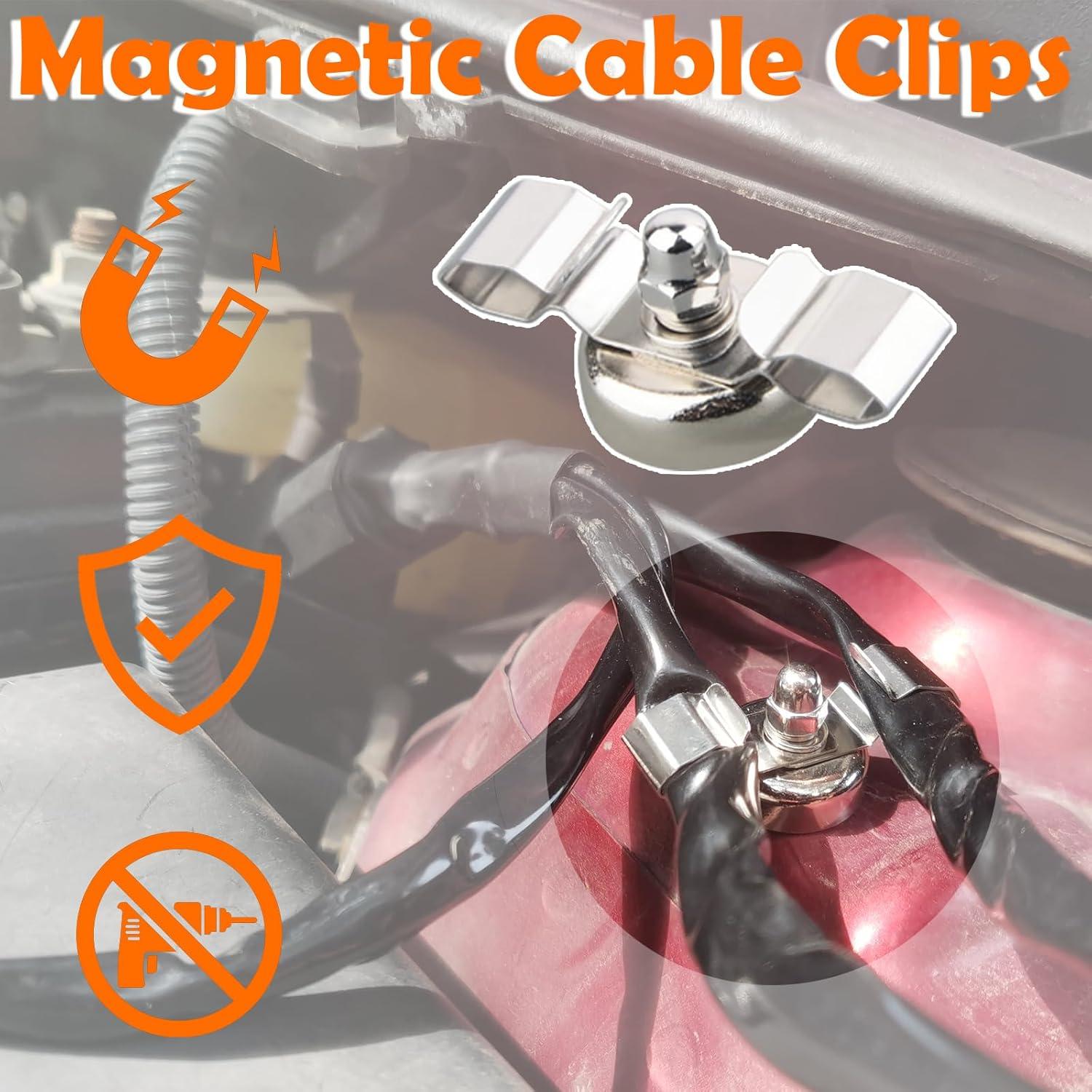 Fijadores Magnéticos Fuertes SKNOOY 6PC para Cables Planos