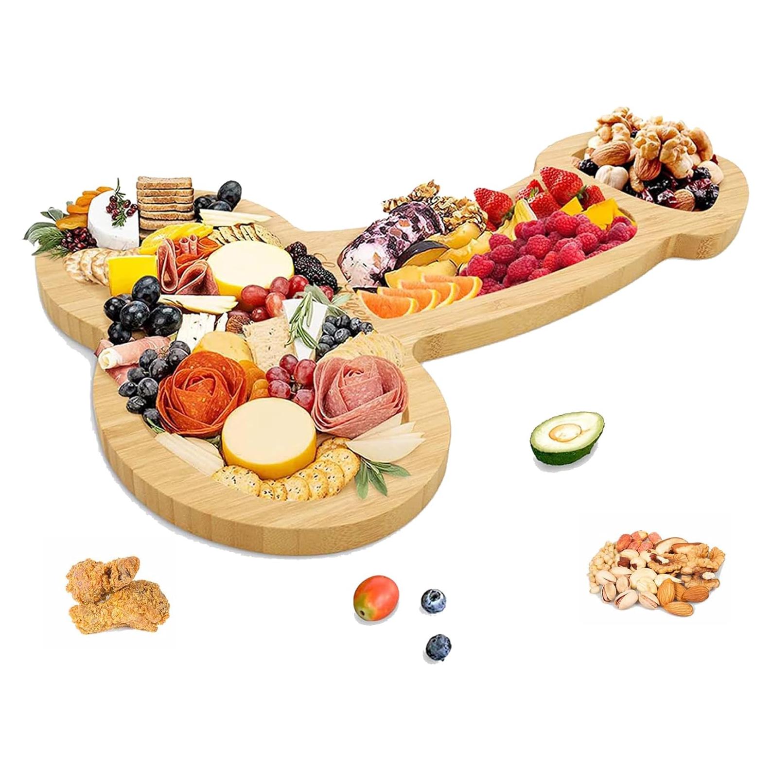 Tabla de Charcutería de Madera MAYISO 24 cm Ecológica