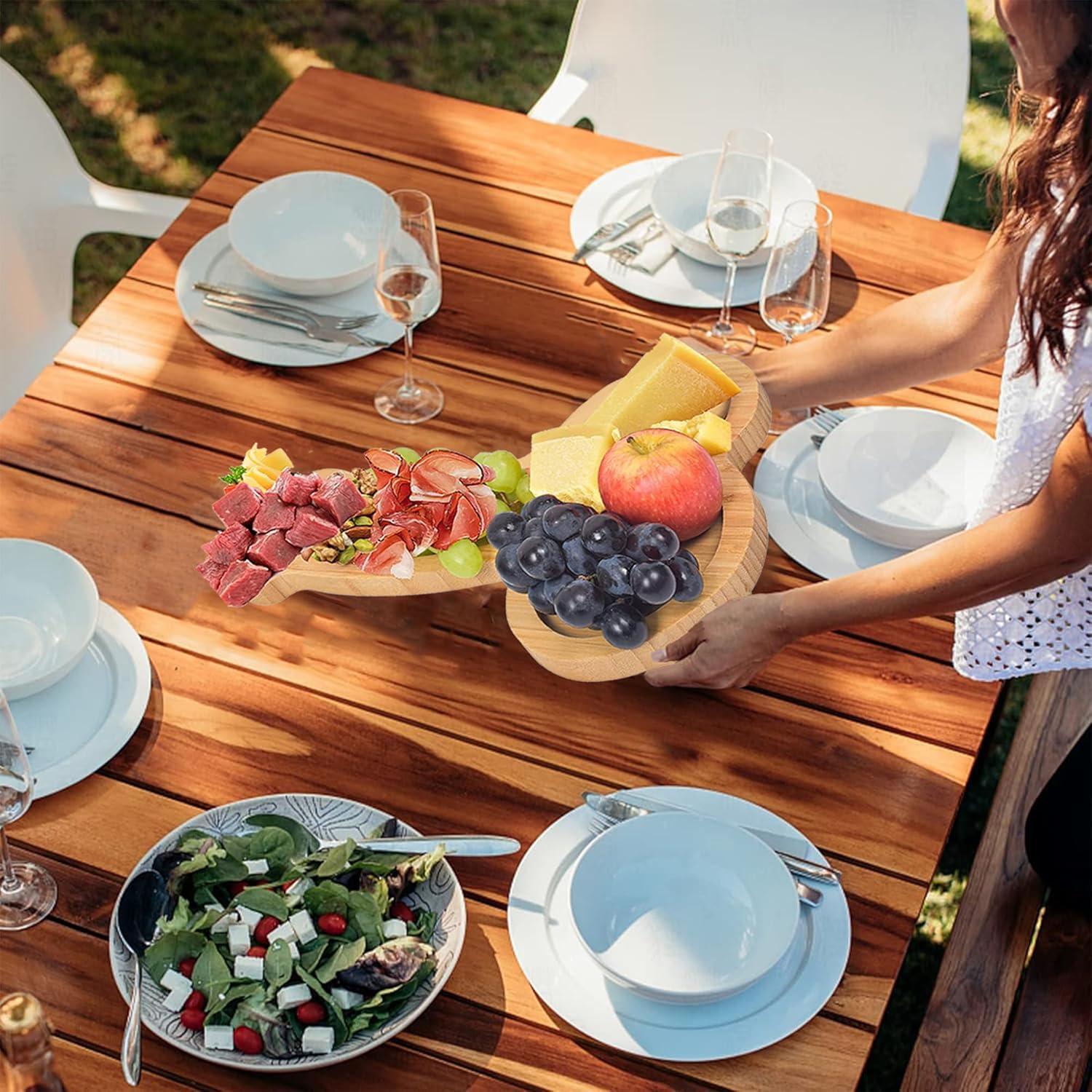 Tabla de Charcutería de Madera MAYISO 24 cm Ecológica