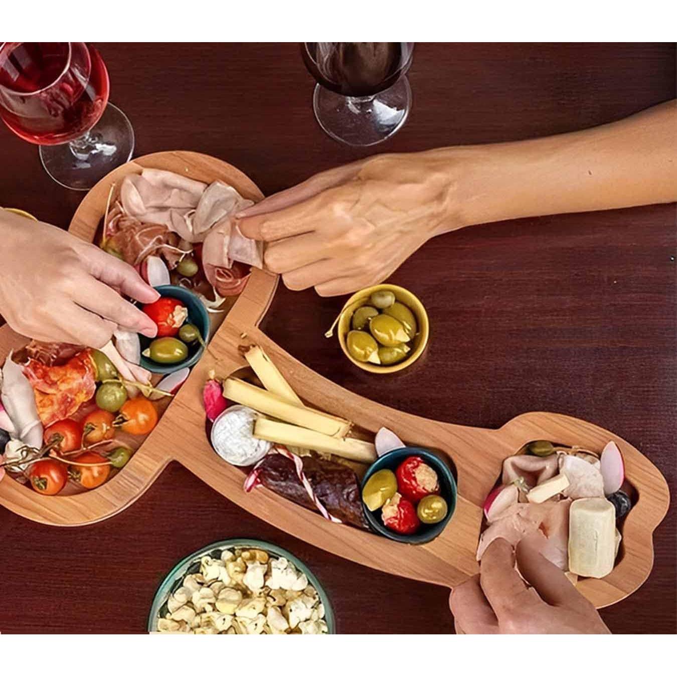 Tabla de Charcutería de Madera MAYISO 24 cm Ecológica