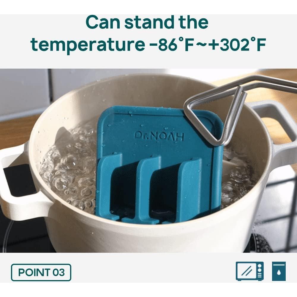 Soporte de Cepillo de Dientes de Silicona Dr.NOAH Verde Pared