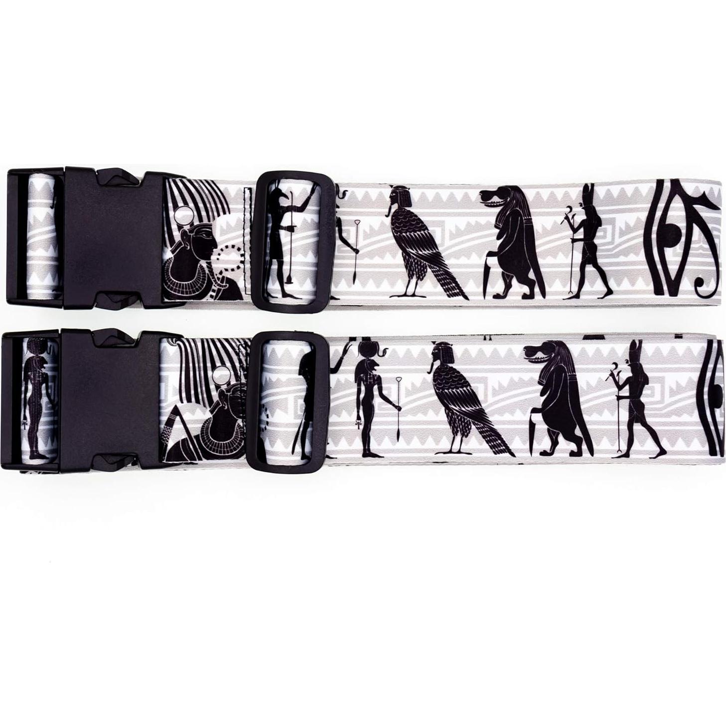 Correas de Equipaje Teeoff Ajustables 220cm 2 Paquete Negro