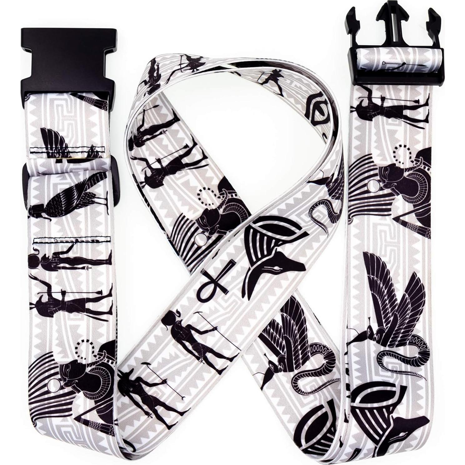 Correas de Equipaje Teeoff Ajustables 220cm 2 Paquete Negro