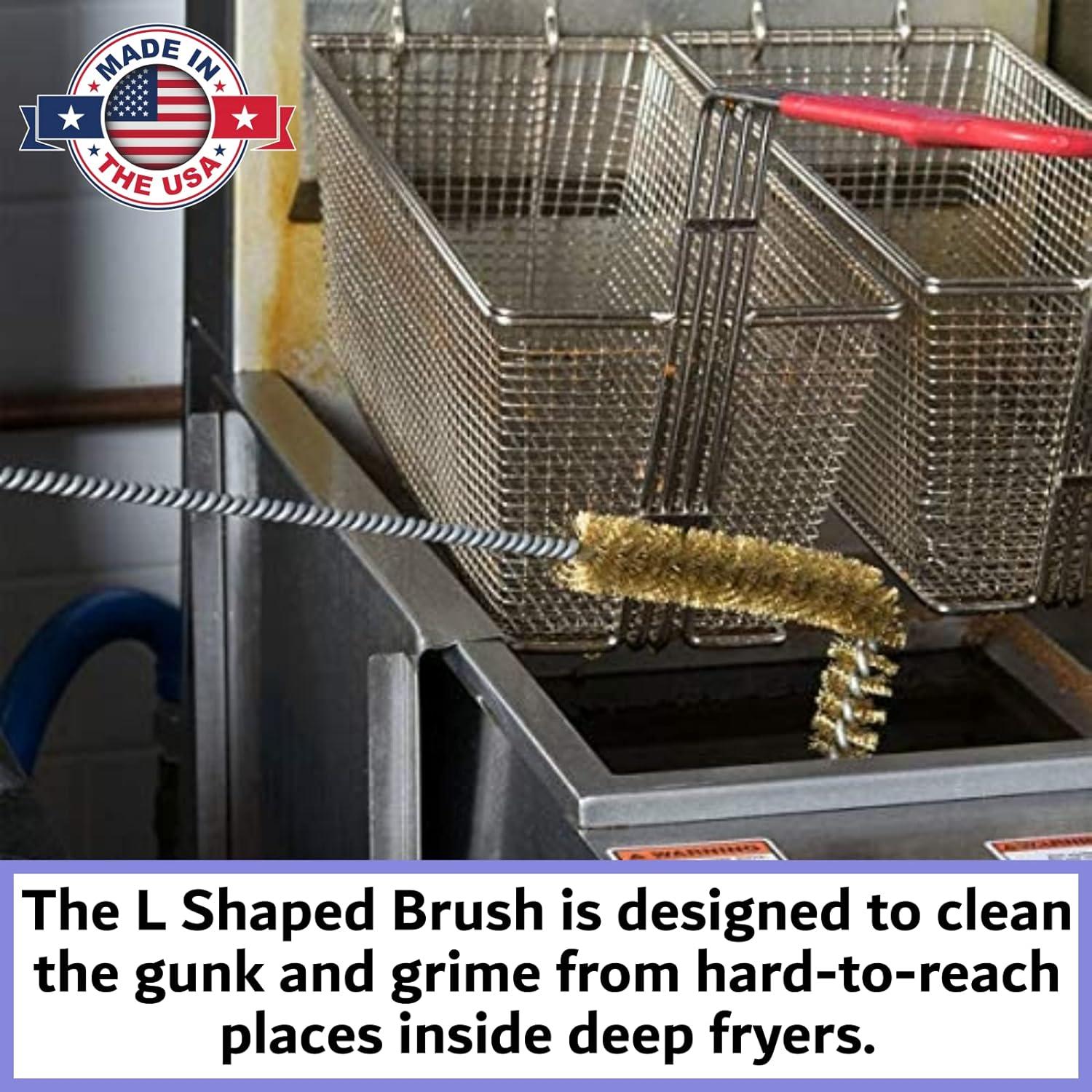 Cepillo de limpieza para freidoras FryOilSaver B53C - Alta temperatura