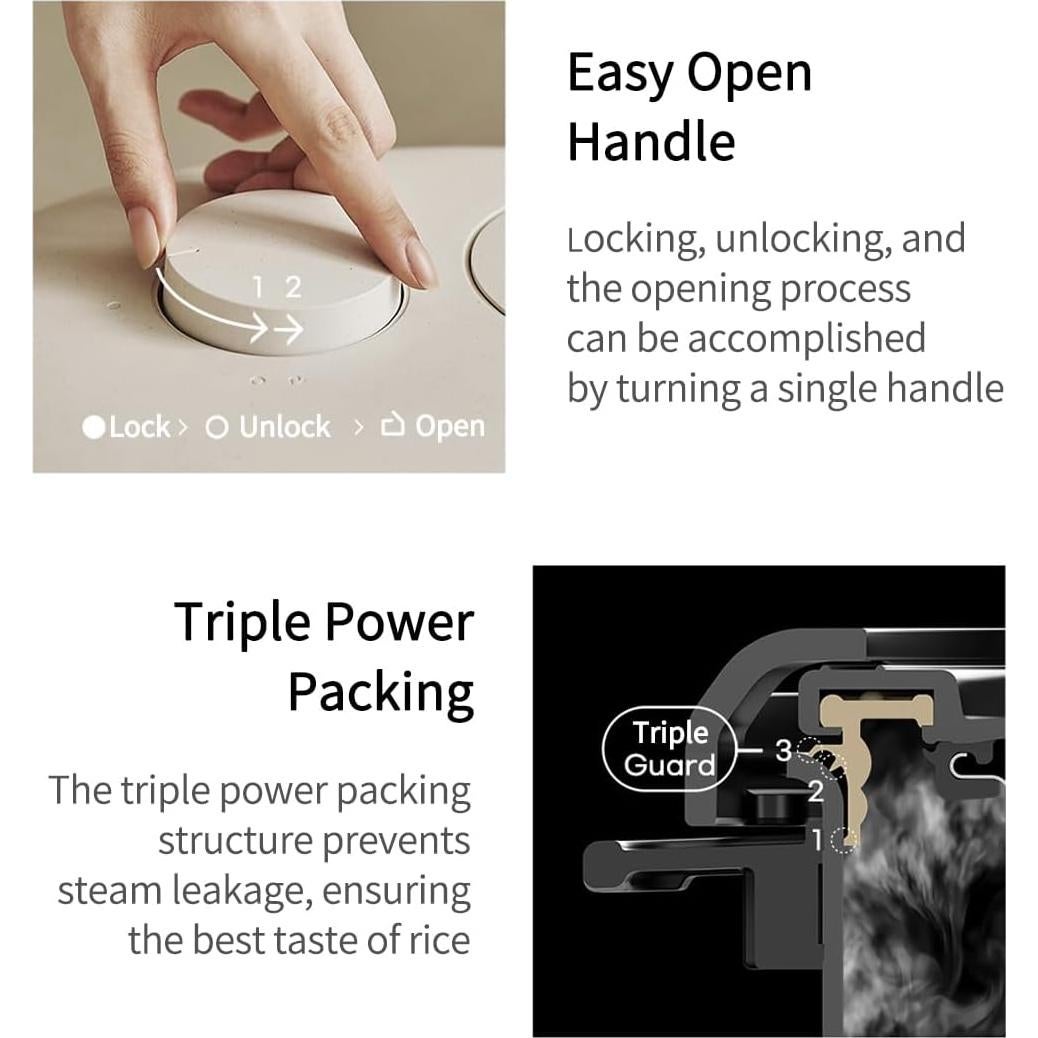 Olla Arrocera Cuchen CRH-TWK0640WUS 6 Tazas Inducción