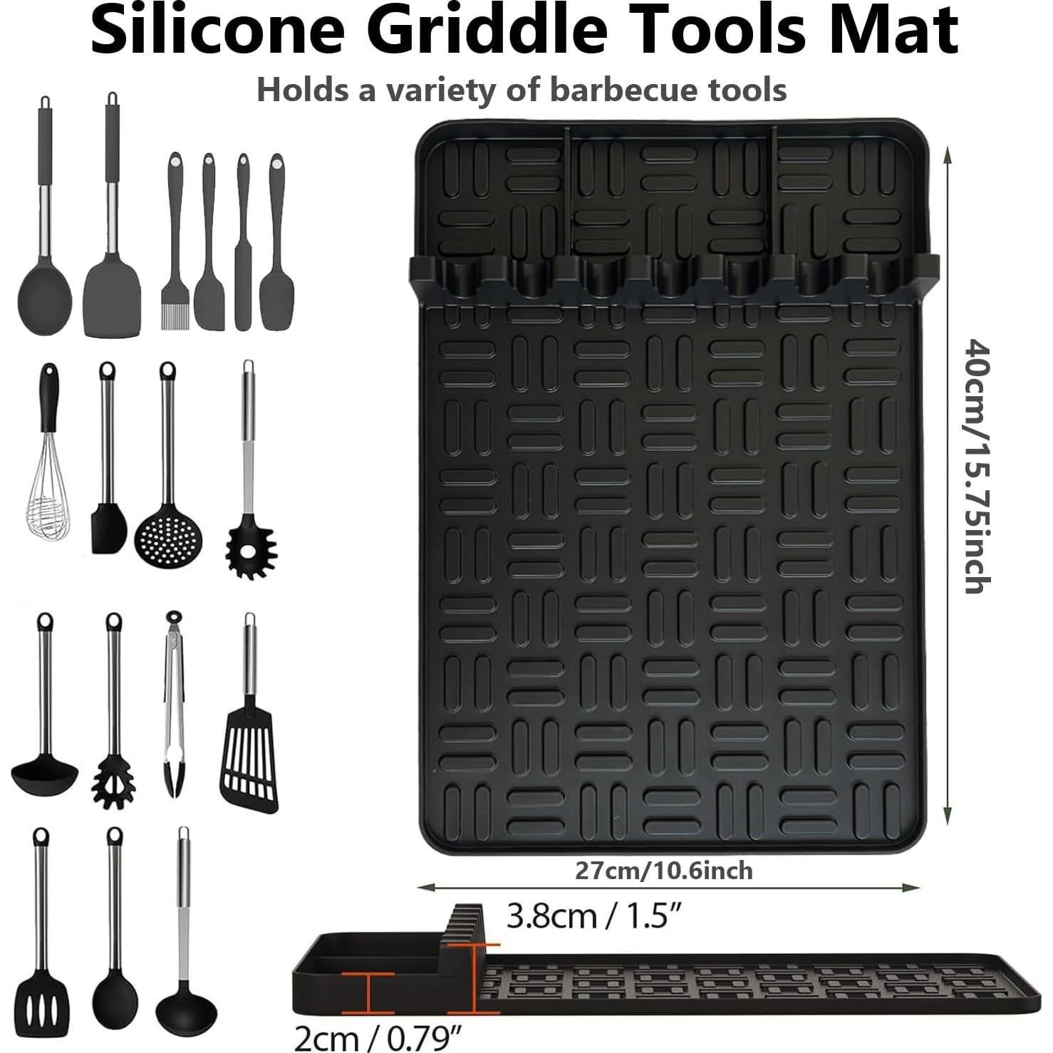 Alfombrilla de Silicona Antideslizante SEMETOR 40.6x29.2cm