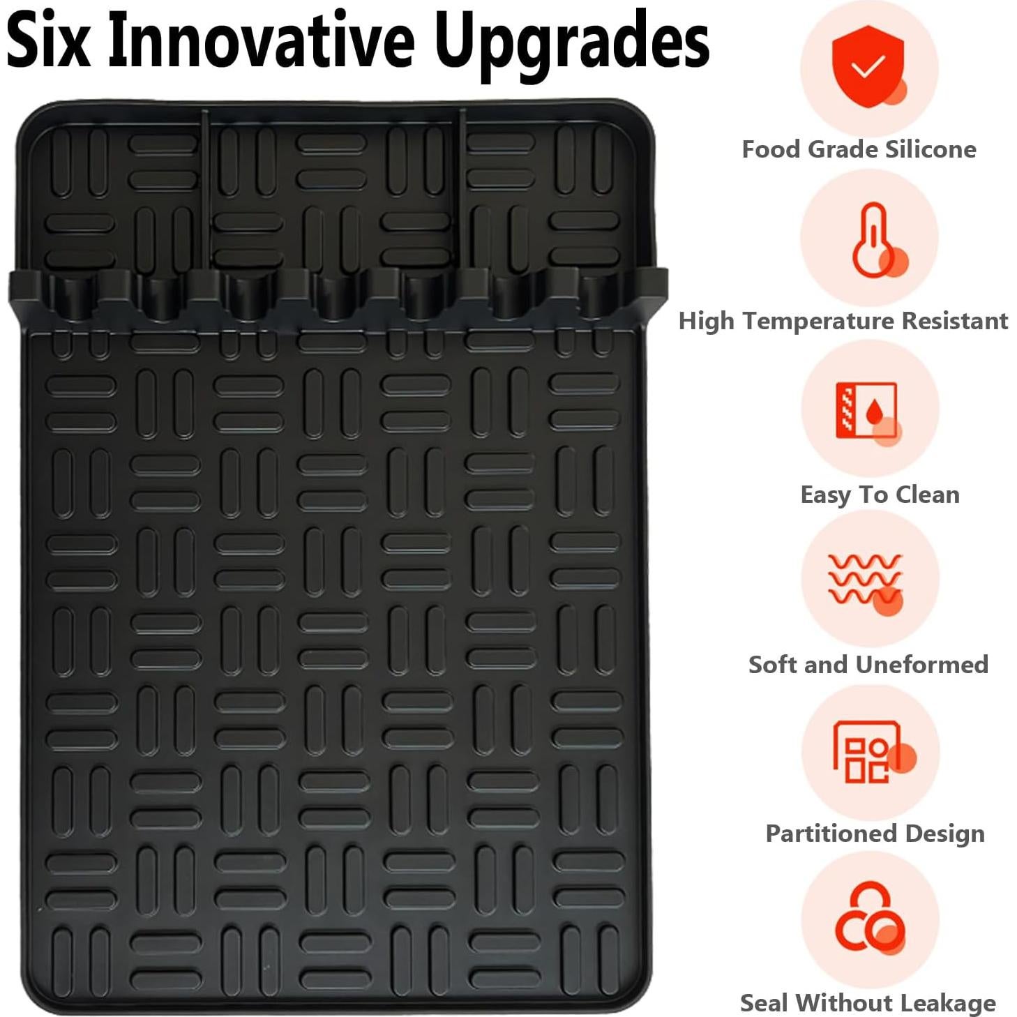 Alfombrilla de Silicona Antideslizante SEMETOR 40.6x29.2cm