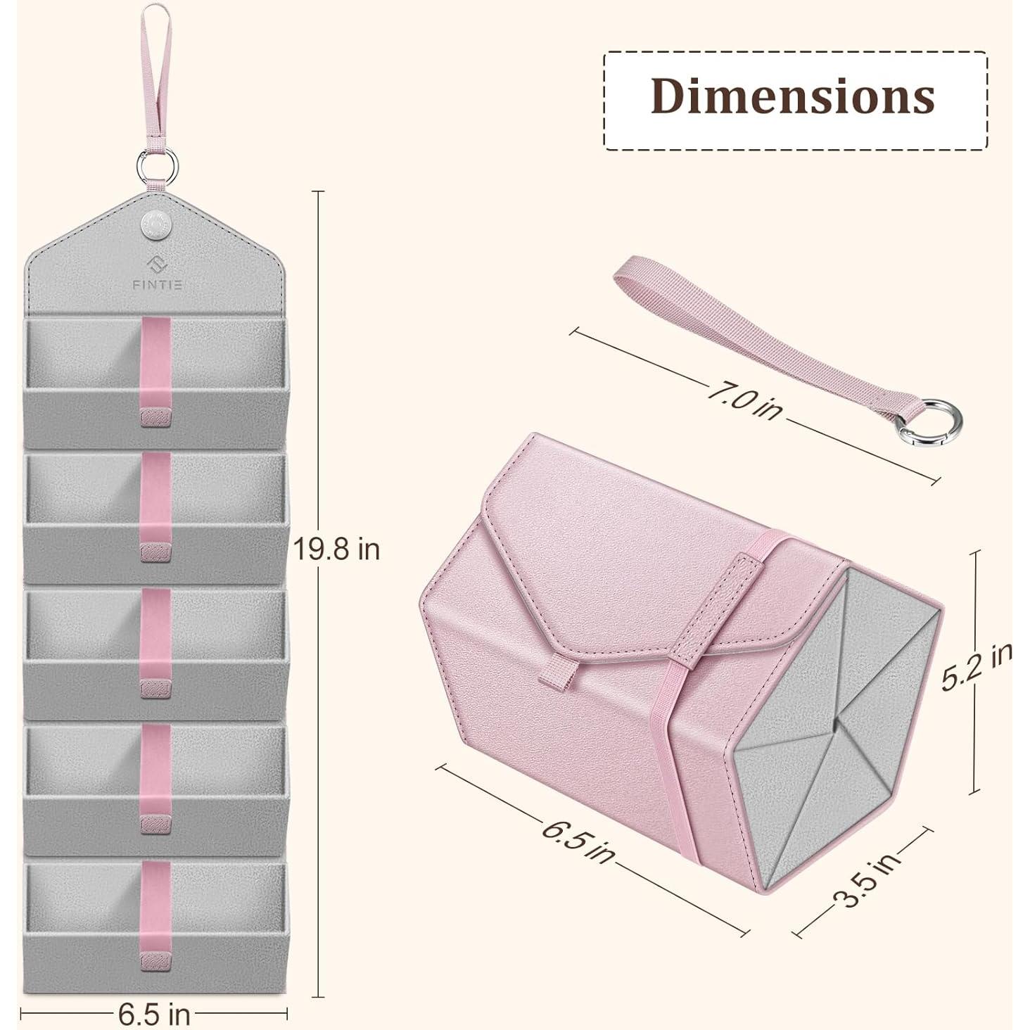 Organizador de Gafas de Sol Fintie Oro Rosa 5 Ranuras