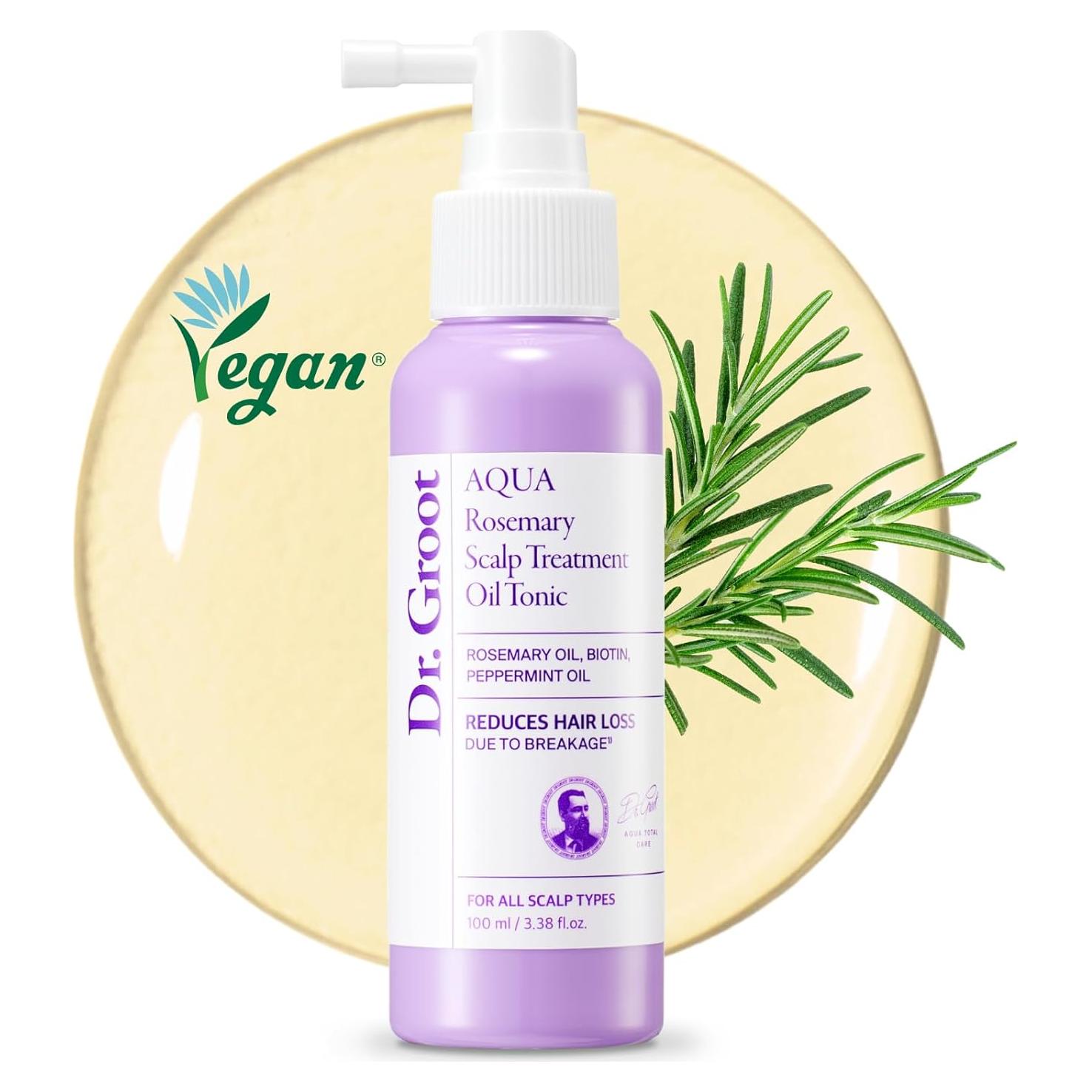 Tónico de Aceite de Romero y Menta Dr.Groot 100ml - Crecimiento Cabello