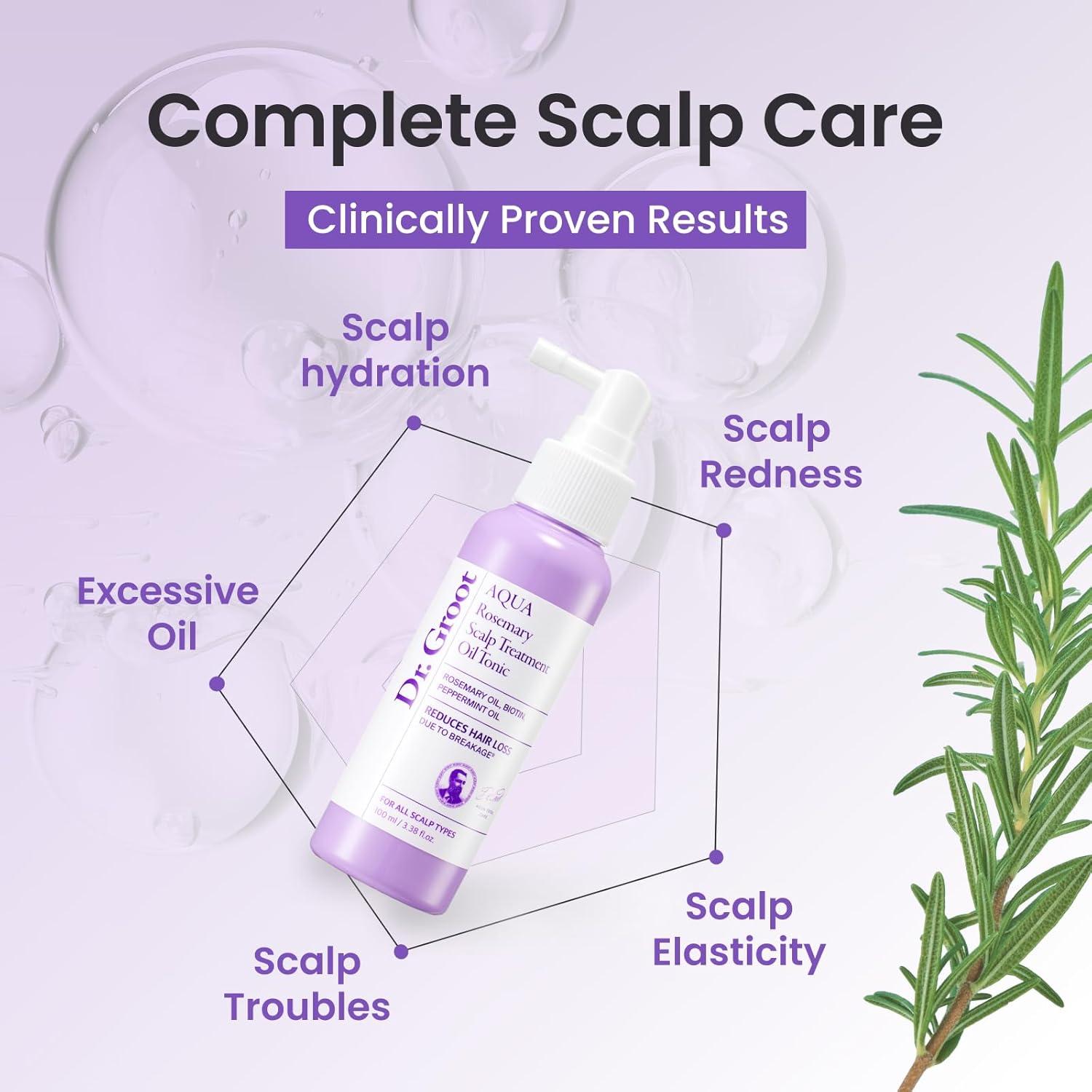 Tónico de Aceite de Romero y Menta Dr.Groot 100ml - Crecimiento Cabello