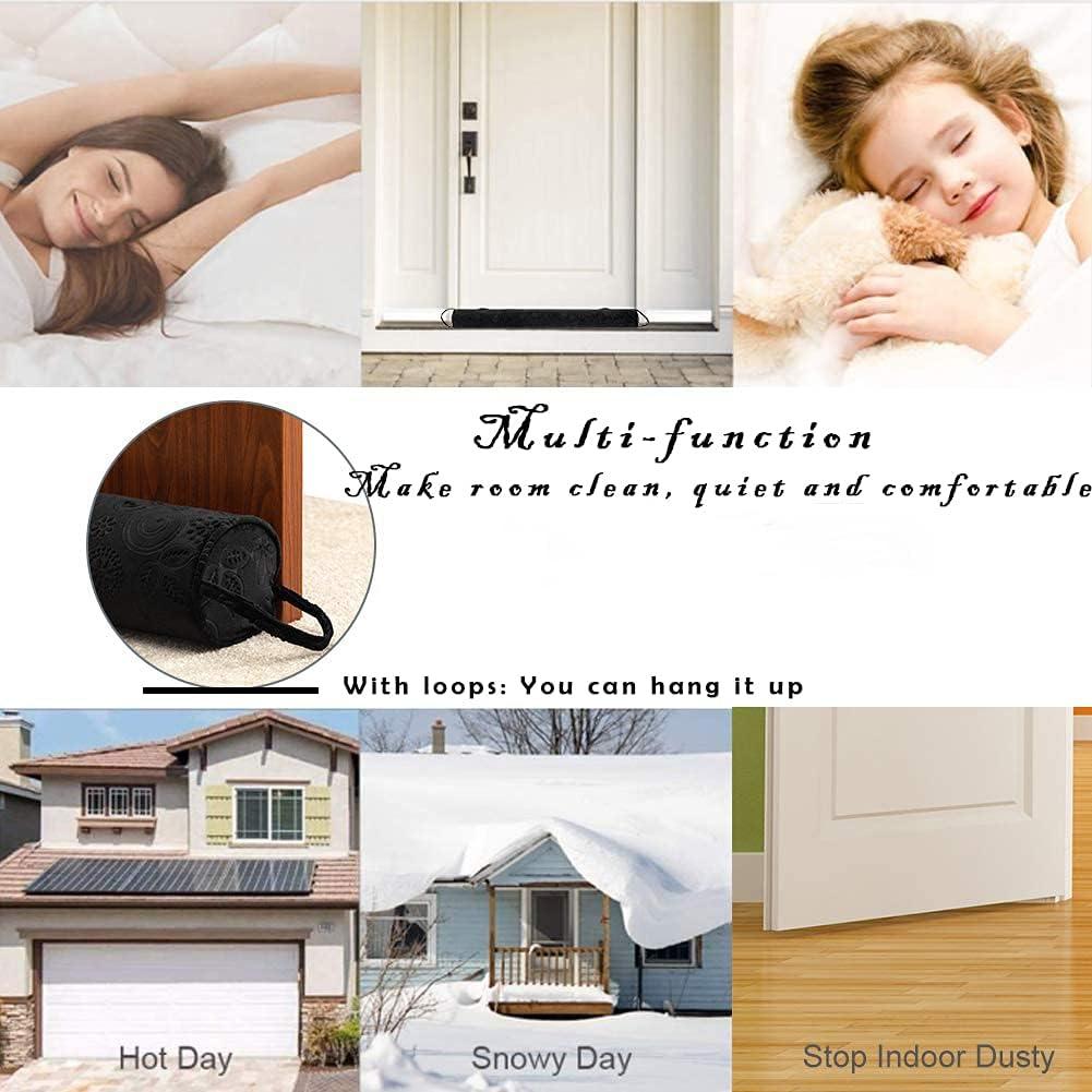 Detenedor de Corrientes de Aire DreamQuil 91.44 cm Negro