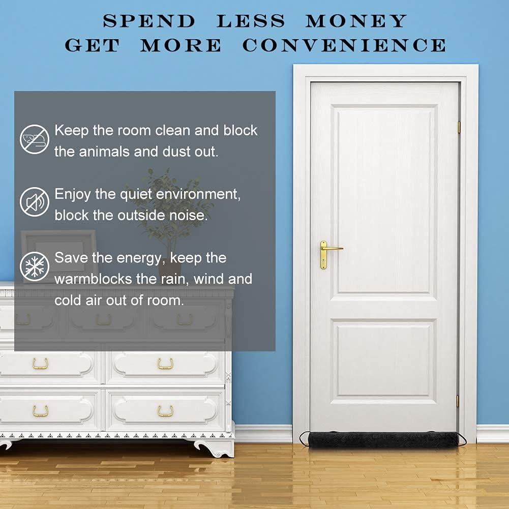 Detenedor de Corrientes de Aire DreamQuil 91.44 cm Negro