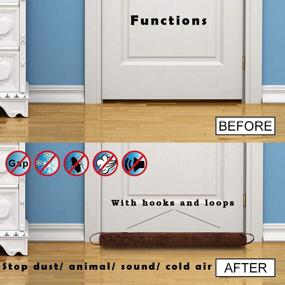 Detenedor de Corrientes de Aire DreamQuil 91.44 cm Negro