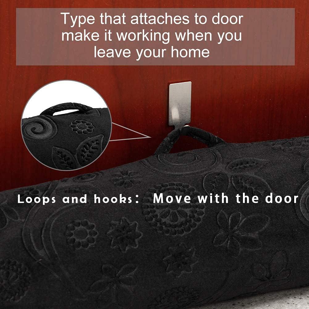 Detenedor de Corrientes de Aire DreamQuil 91.44 cm Negro