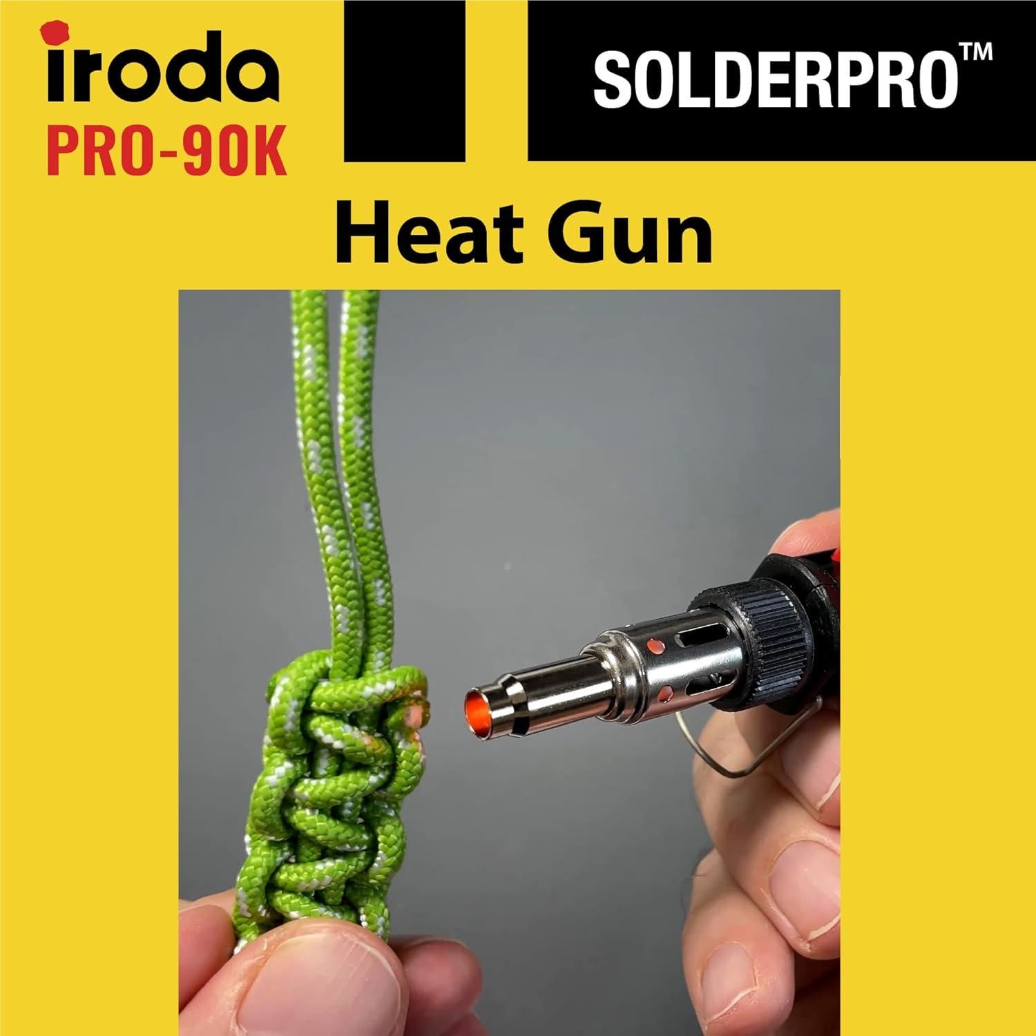 Kit Soldador a Gas IRODA SOLDERPRO 90K 80W Llama Ajustable