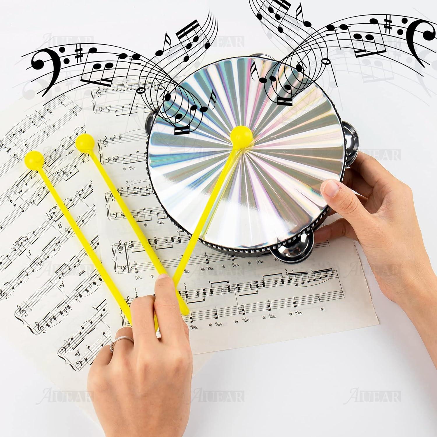 Paquete de 10 Martillos de Campana AUEAR Amarillos 19 cm