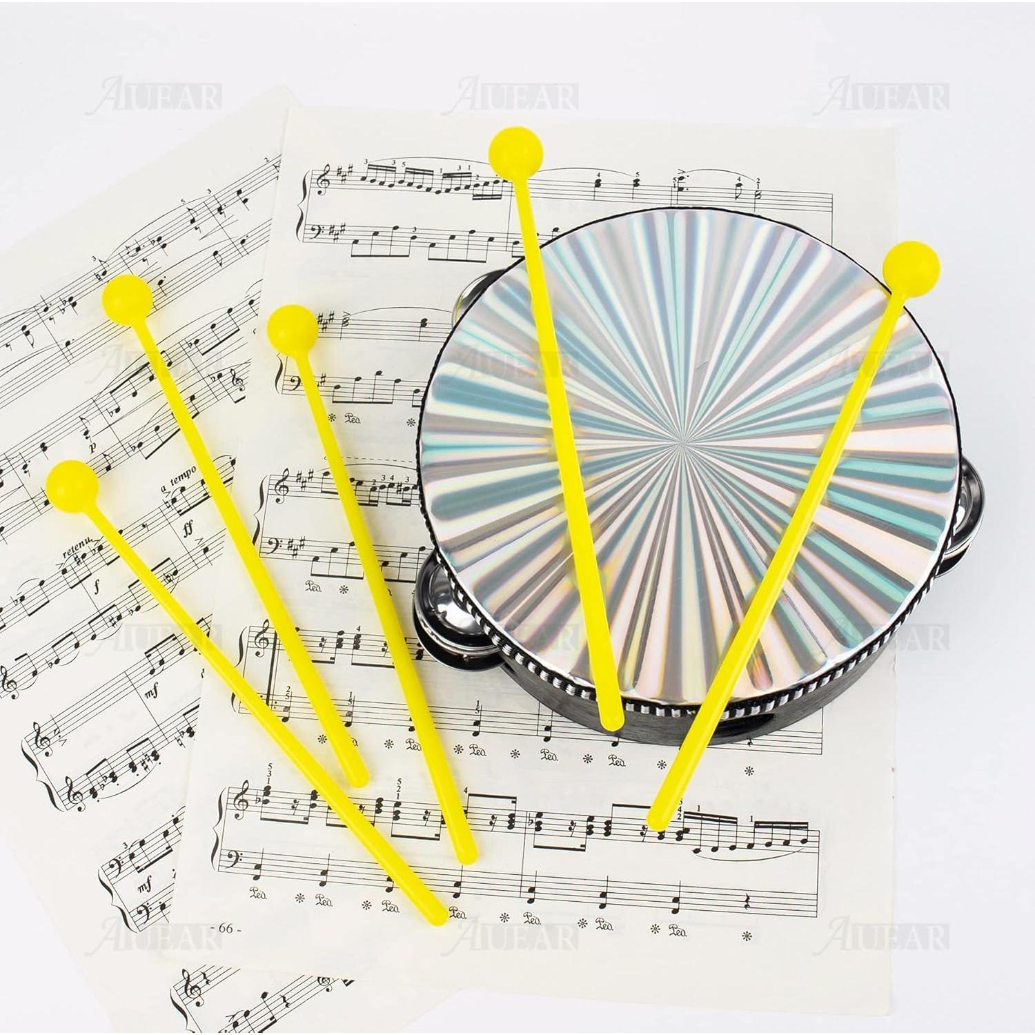 Paquete de 10 Martillos de Campana AUEAR Amarillos 19 cm