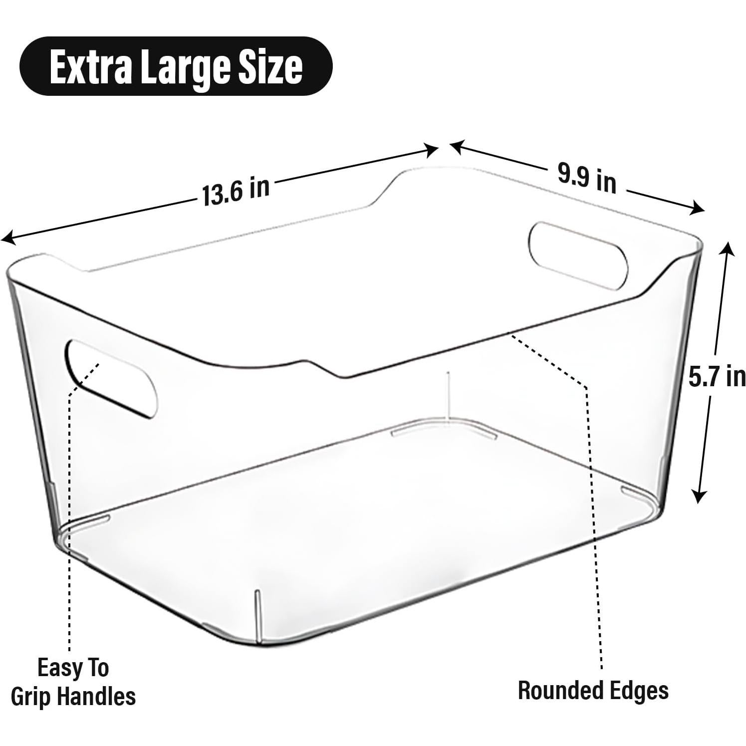 Contenedores de Almacenamiento Plástico Extra Grande Control Kitchen