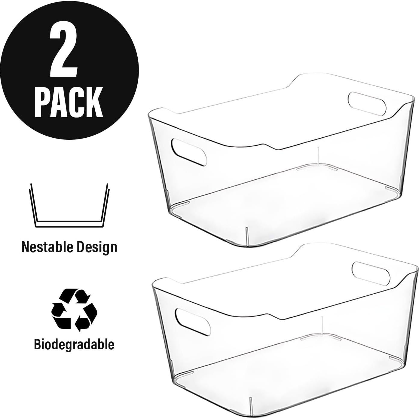 Contenedores de Almacenamiento Plástico Extra Grande Control Kitchen