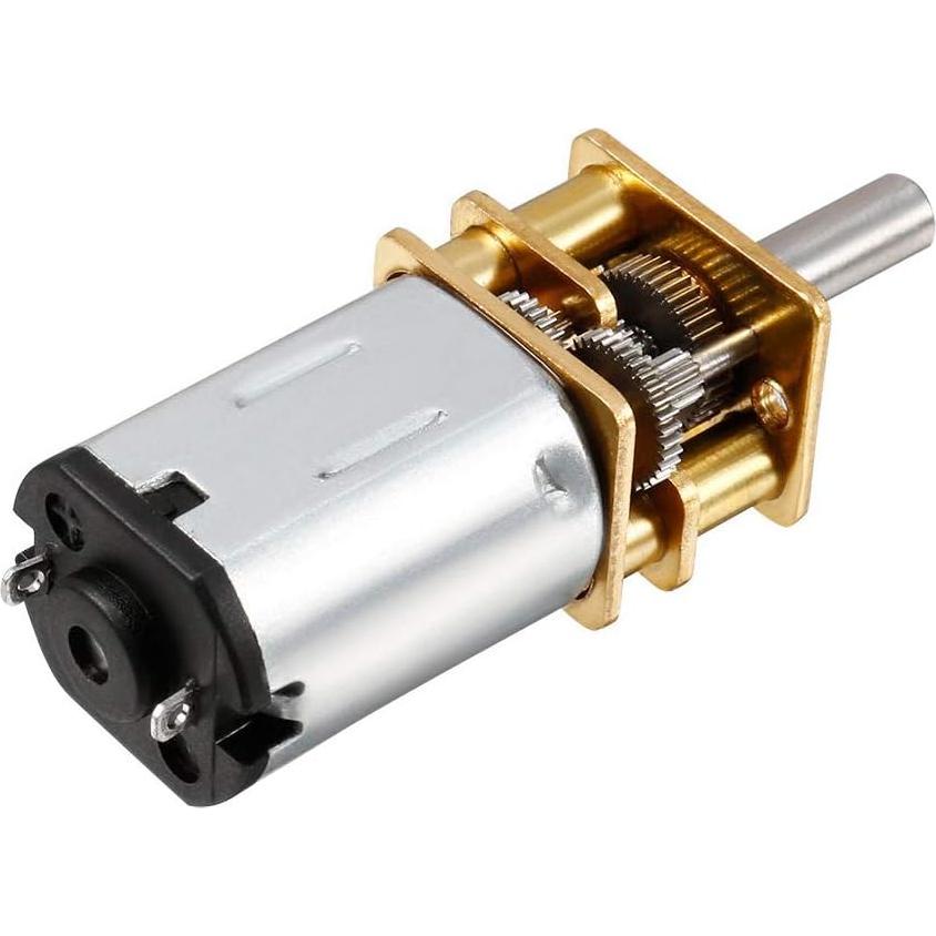 Motor de Engranaje Mini DC Hxchen 12V 200RPM 2 Pcs
