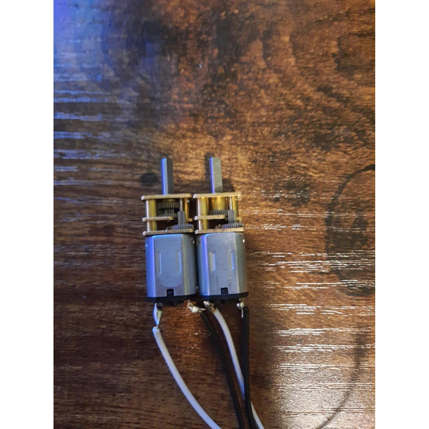 Motor de Engranaje Mini DC Hxchen 12V 200RPM 2 Pcs