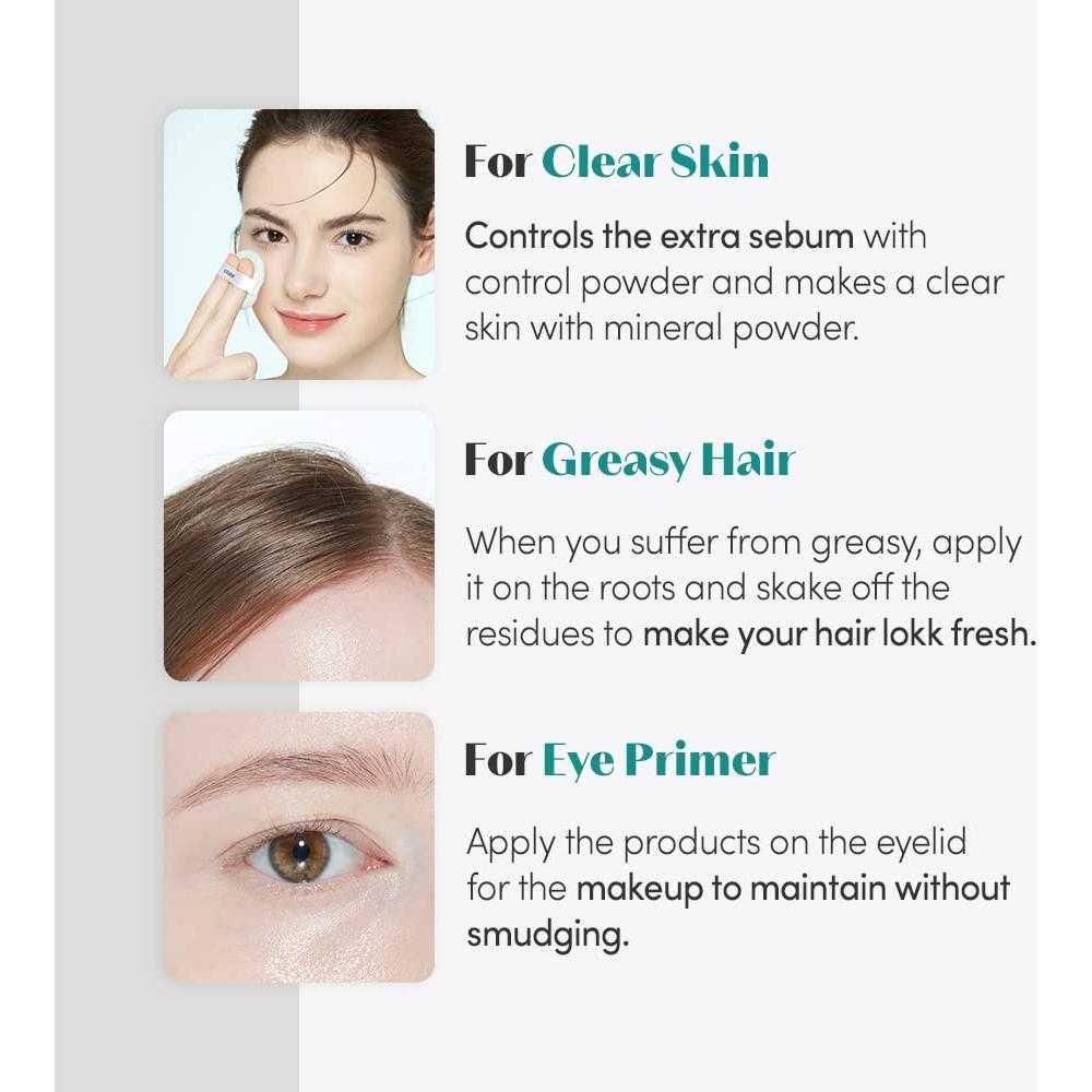 ETUDE Polvo Secante Zero Sebum 4g Control Aceite Kbeauty