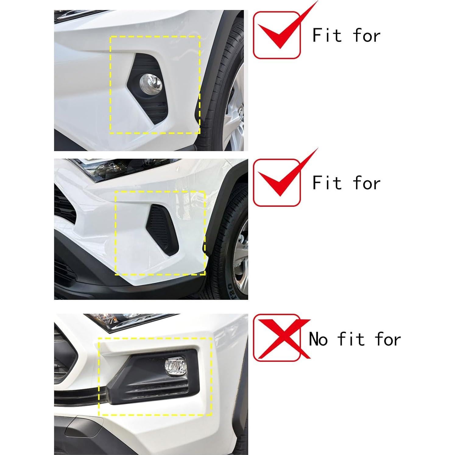 Cubierta de Luz Antiniebla Delantera Toyota RAV4 2022-2023 2PCS