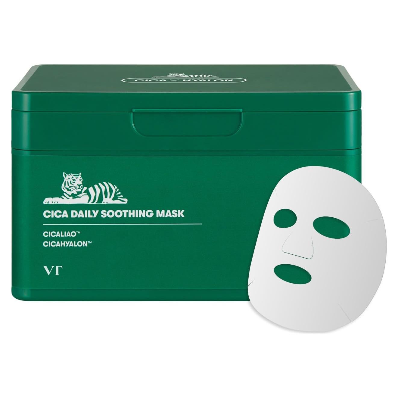 Máscara Diaria Calmante VT COSMETICS CICA 30 Hojas Hidratante